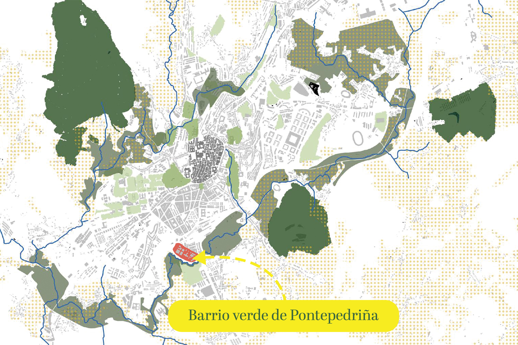 Mapa da zona de actuación